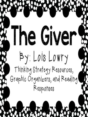 cover image of The Giver by Lois Lowry